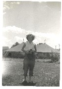 Julia (Judy) Kish Dorrough Family Parents revival tent